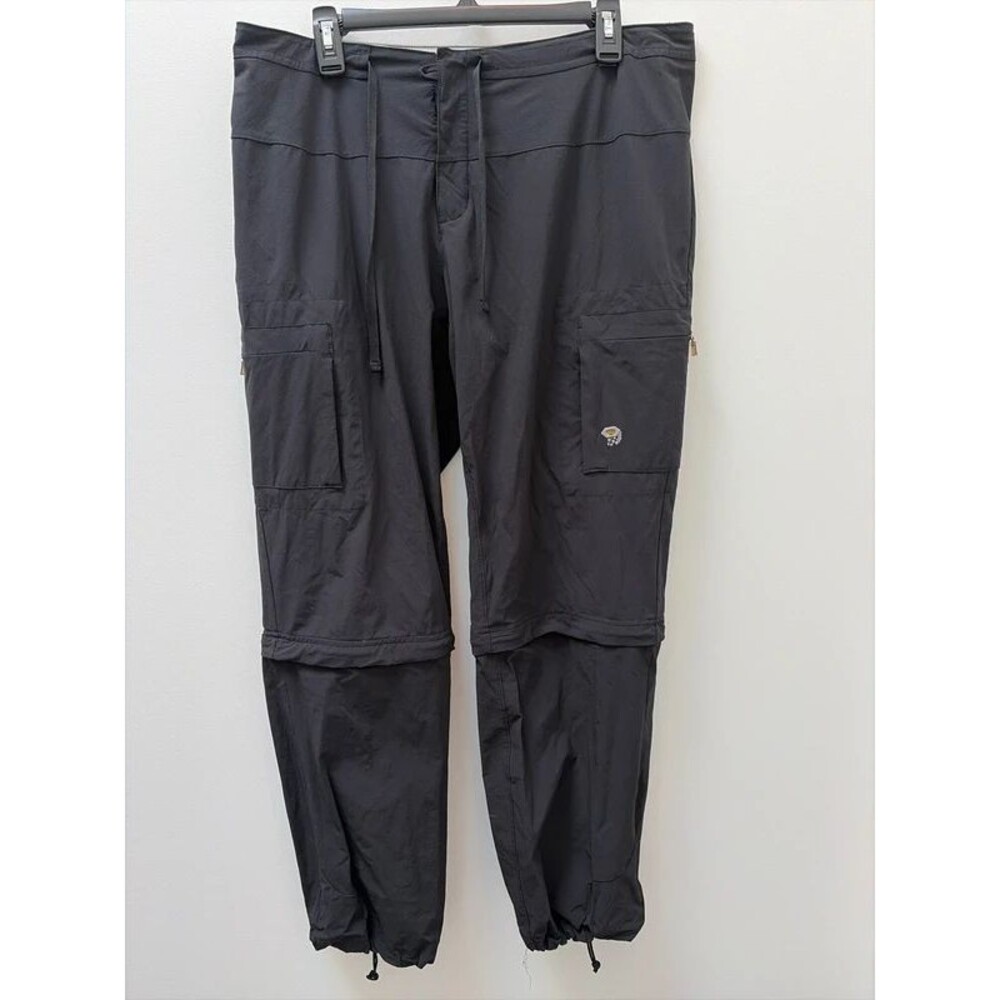 Mountain Hardwear Convertible Cargo Pants Size 12 Black